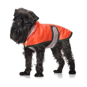 LoveThyBeast ORANGE NYLON RAIN JACKET WITH MESH LINING